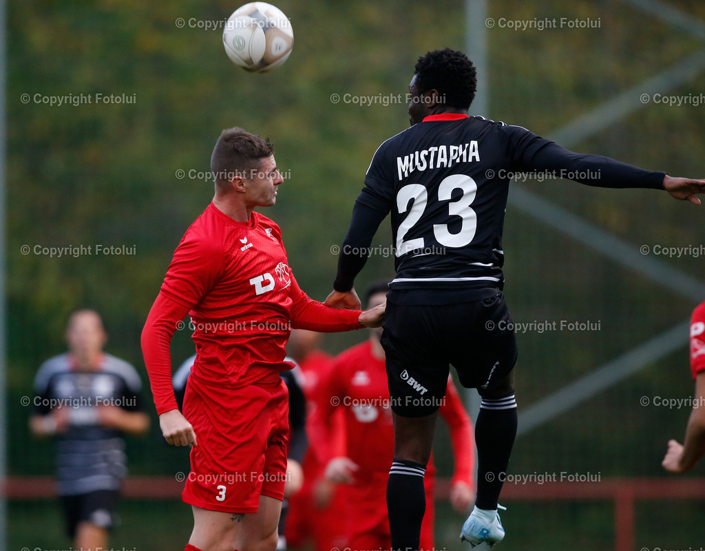A_LUI_021124_0000010 | SPORT FUSSBALL REGINALLIGA MITTE 02.11.2024 ASKOE OEDT-LASK II IM BILD: DENIS BROZIK (OEDT) UND IBRAHIM MUSTAPHA (LASJK II) FOTO:FOTOLUI