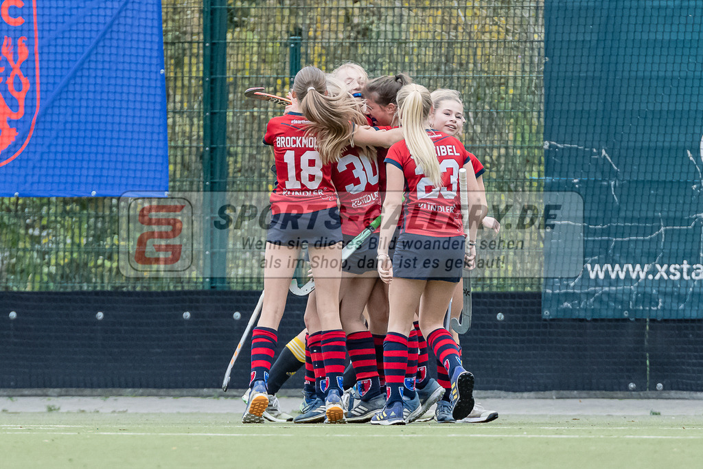 HK_20231022_105847 | Platz 3 Deutsche Meisterschaft Feld WU16 Berliner HC - Harvestehuder THC am 22.10.2023 DHC, Düsseldorf ,