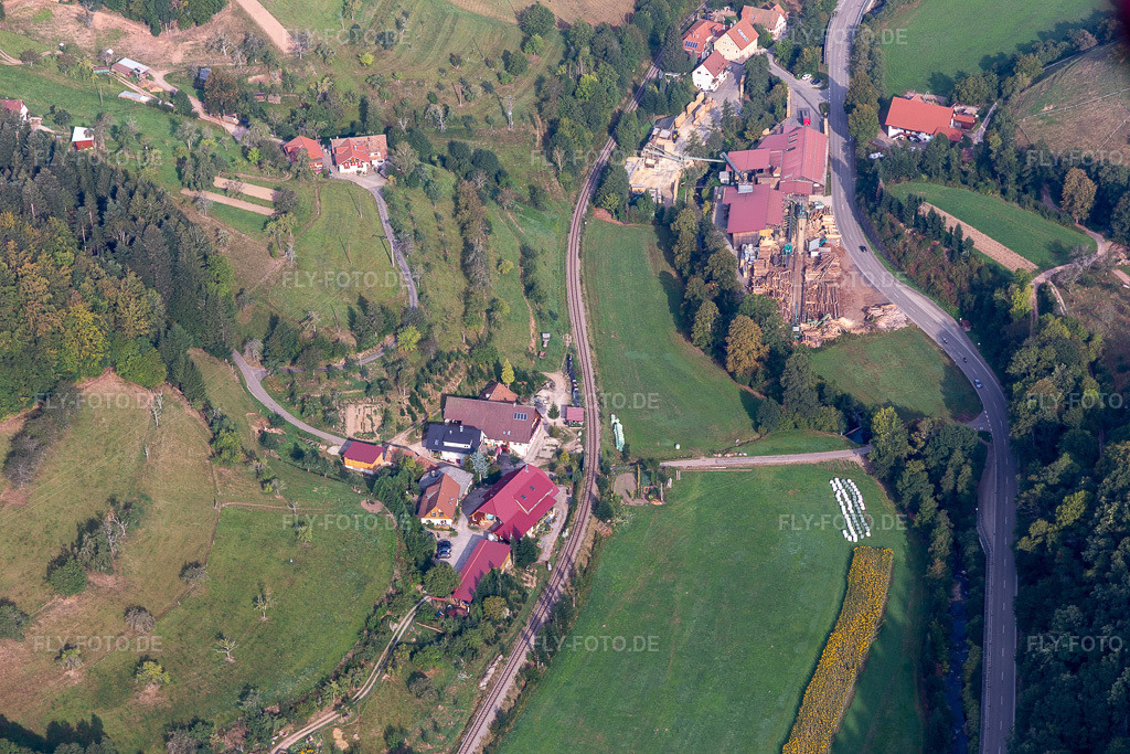 Luftbild: Bollenbach in Oppenau im Bundesland Baden-Württemberg in Deutschland. Foto: IMG_008884.jpg vom 20.09.2020 durch Werner Riehm/FLY-FOTO.de