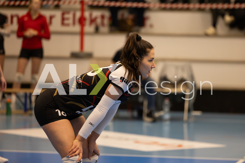 Volleyball I Frauen I Saison 2025-2026 I CEV Volleyball Challenge Cup 2026 | Women I 16th Finals I VC Kanti Schaffhausen - TJ Ostrava I 03.12.2025 | TJ Ostrava - 16 Michaela Drozdová (CZ) – Mittelblock - Realisiert mit Pictrs.com