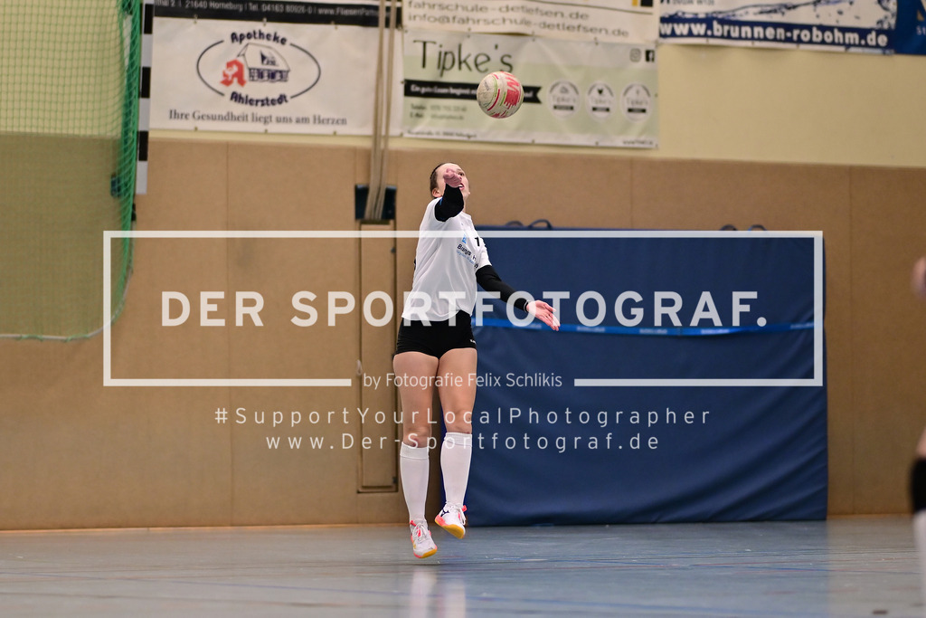 Faustball I Frauen I Saison 2025-2026 I Bundesliga Nord I 7c. Spieltag I MTV Wangersen - Ohligser TV I 25.01.2026 I 38626 | Der Sportfotograf. - Realisiert mit Pictrs.com