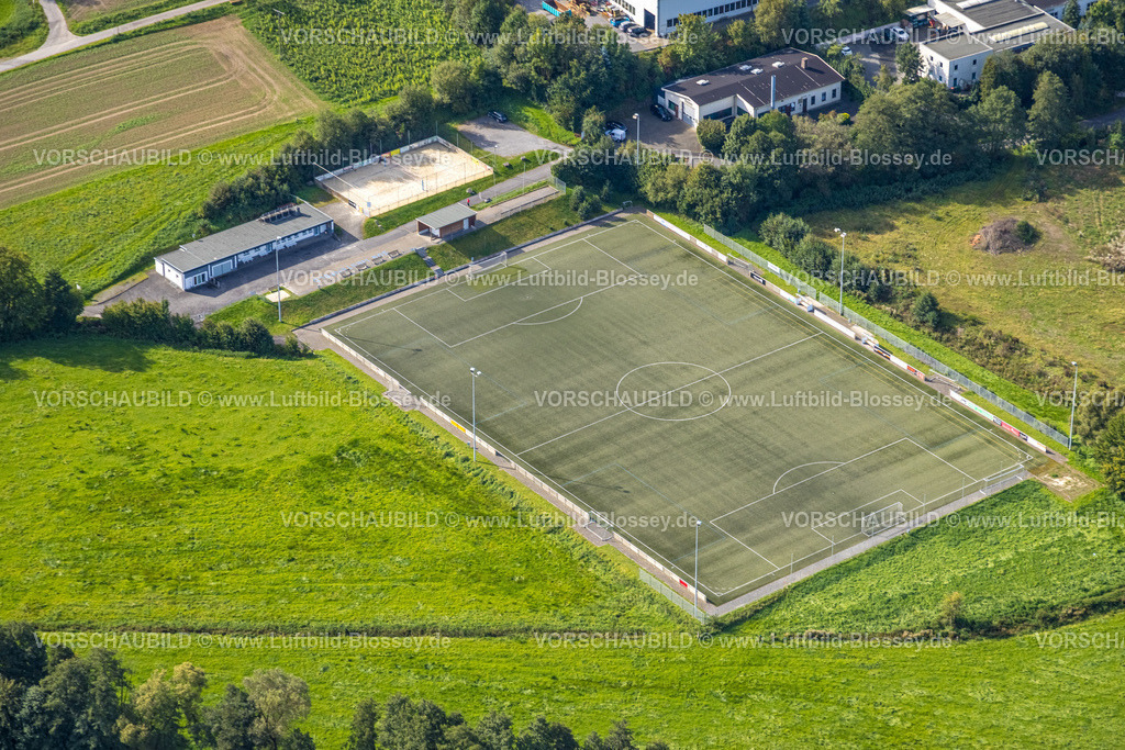 Sundern230905121 | Luftbild, Fußballplatz Westenfeld, Westenfeld, Sundern, Sauerland, Nordrhein-Westfalen, Deutschland