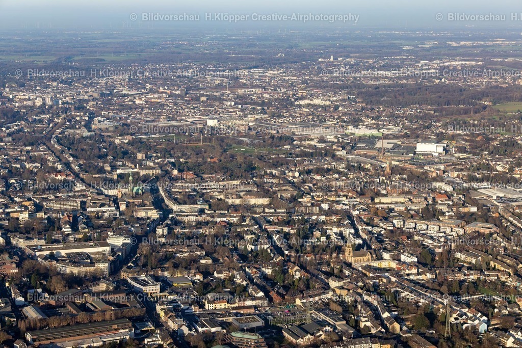Luftbilder Mönchengladbach-7744 | Luftbildfotografie Gesamtübersicht des Stadtgebietes in Mönchengladbach im Bundesland Nordrhein-Westfalen, Deutschland - Realisiert mit Pictrs.com