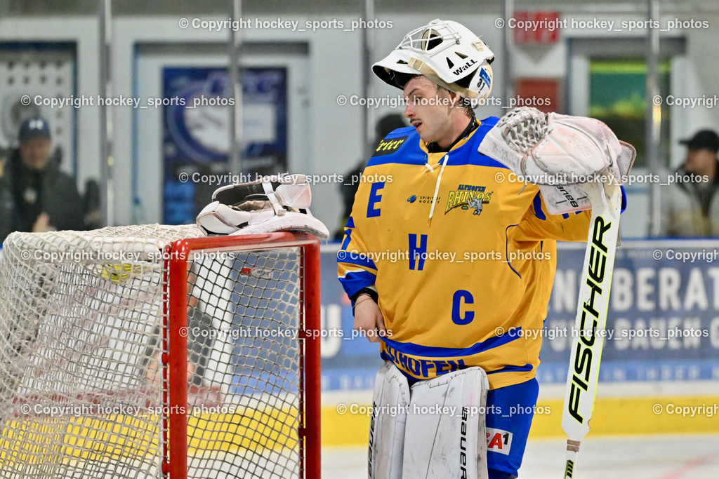 ESC Steindorf vs. EHC Althofen | #31 Horn Fabian EHC Althofen, ESC Steindorf vs. EHC Althofen, ESC Steindorf vs. EHC Alhofen am 03.03.2024 in Steindorf (Ossiachersee Halle), Austria, (Photo by Bernd Stefan)