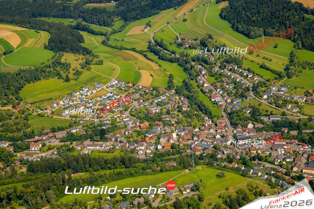 Das Luftbild zeigt :  Glatten - Die Luftaufnahme wurde 2024 vom UL-Flugzeug aus erstellt ( keine Drohne ) - Hochauflösende Luftaufnahme - Für grossformatige Ausdrucke geeignet. Die Geschenkidee !Mit Lizenz und Bildrechte bestellbar