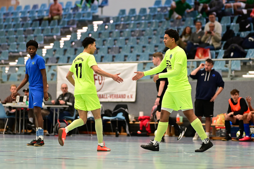 Futsal I Junioren I Saison 2024-2025 I NORDFV Regionalmeisterschaft | Der Sportfotograf. - Realisiert mit Pictrs.com