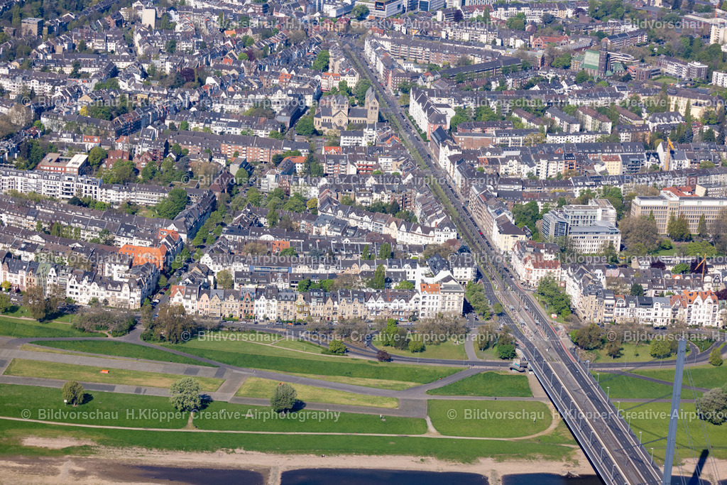 Luftbild  Düsseldorf Oberkassel 439A3603 | Luftbildfotografie Hermann Klöpper/ Creative-Airphotography - Realisiert mit Pictrs.com