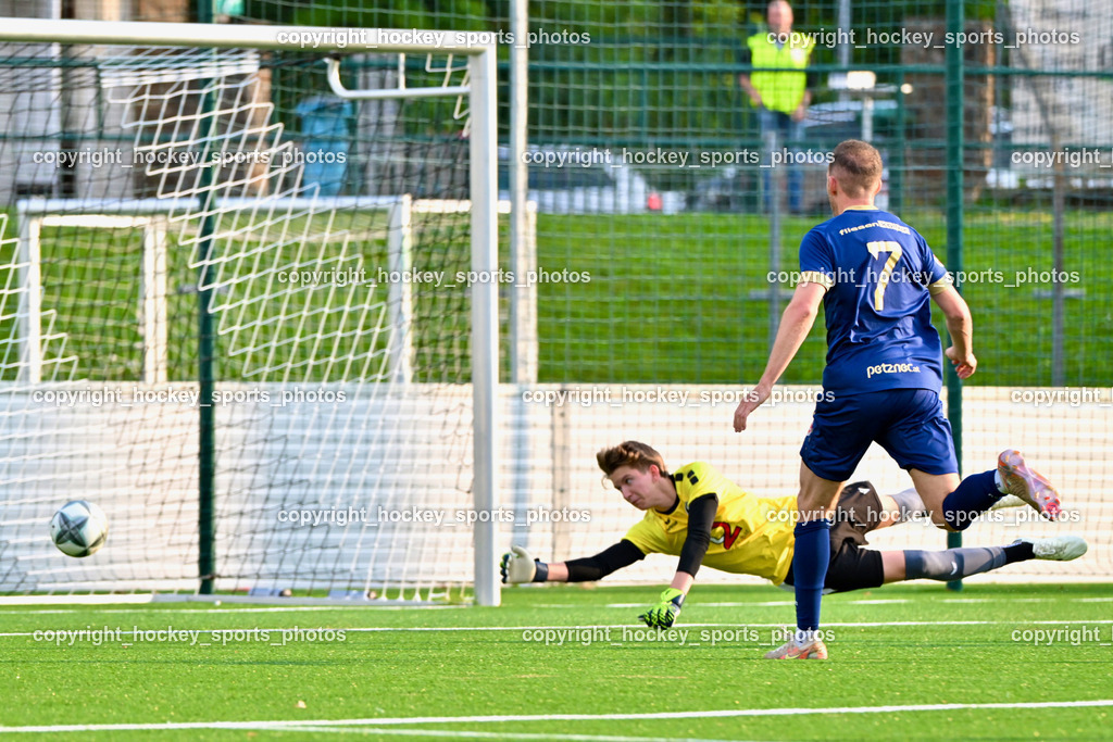 SV Spittal 1921 vs. ATUS Velden | #99 Simon Josef Rauter SV Spittal, #7 Mario Kröpfl ATUS Velden, SV Spittal 1921 vs. ATUS Velden, SV Spittal 1921 vs. ATUS Velden am 05.06.2025 in Spittal an der Drau (Goldeck Stadion), Austria, (Photo by Bernd Stefan)