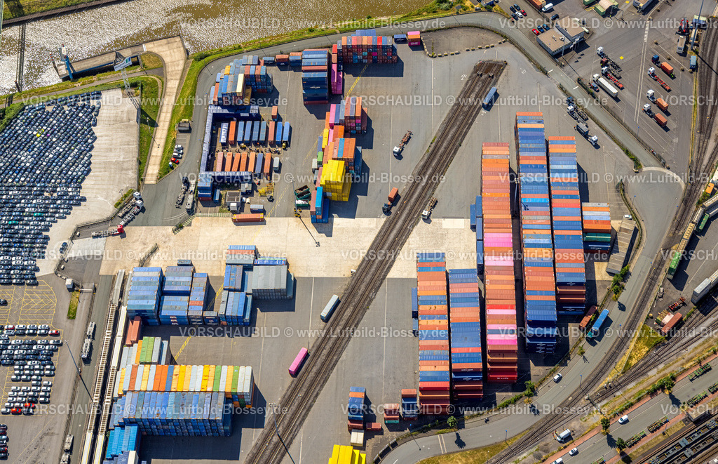 Duisburg230707684 | Luftbild, logport I Rheinhausen, Container, Friemersheim, Duisburg, Ruhrgebiet, Nordrhein-Westfalen, Deutschland