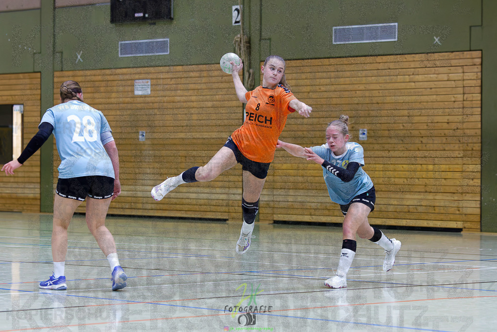 Bezirksliga weibl. A-Jugend; HSG Eibelshausen/Ewersbach - VfB Driedorf | Bezirksliga weibl. A-Jugend; HSG Eibelshausen/Ewersbach - VfB Driedorf am 30.10.2025 in Eibelshausen (Holderberghalle)Photo © 2025 - Jörg Heinrich - Realisiert mit Pictrs.com