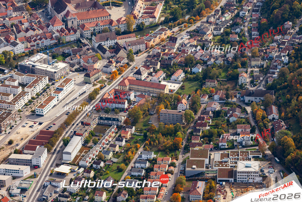 Die Luftbildaufnahme Altmuehl - Eichstaett wurde 2019 mittels Flugzeug (keine Drohne) erstellt. Perfekte Schärfe und Druck- Ergebnisse- Garantiert!