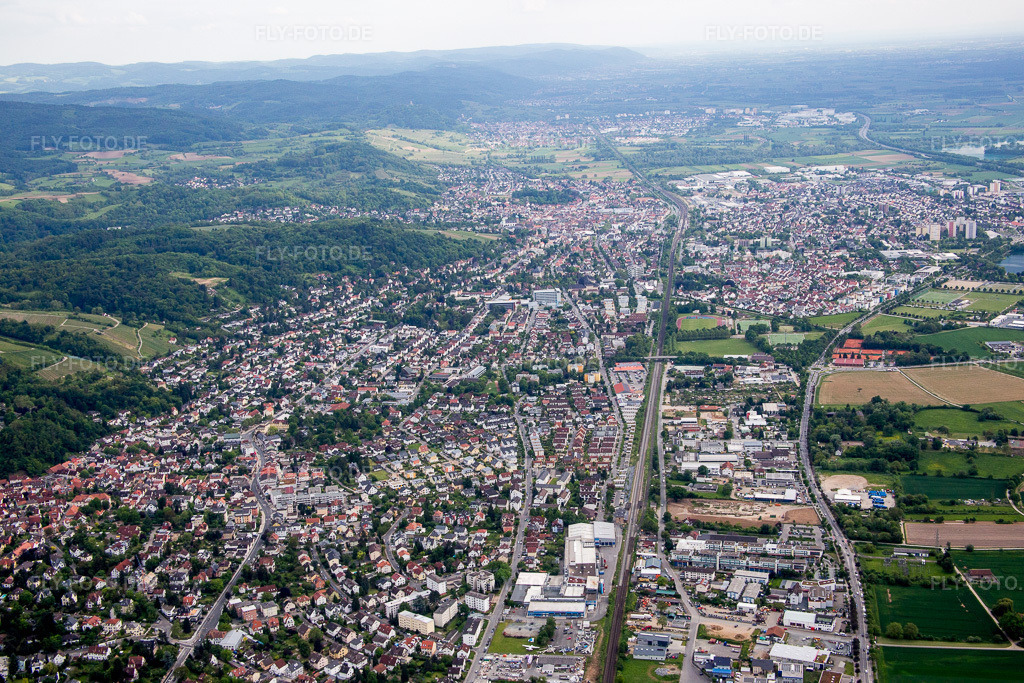 Luftbild: Bensheim-Auerbach im Ortsteil Auerbach in Bensheim im Bundesland Hessen in Deutschland. Foto: IMG_088962.jpg vom 20.05.2016 durch Werner Riehm/FLY-FOTO.de