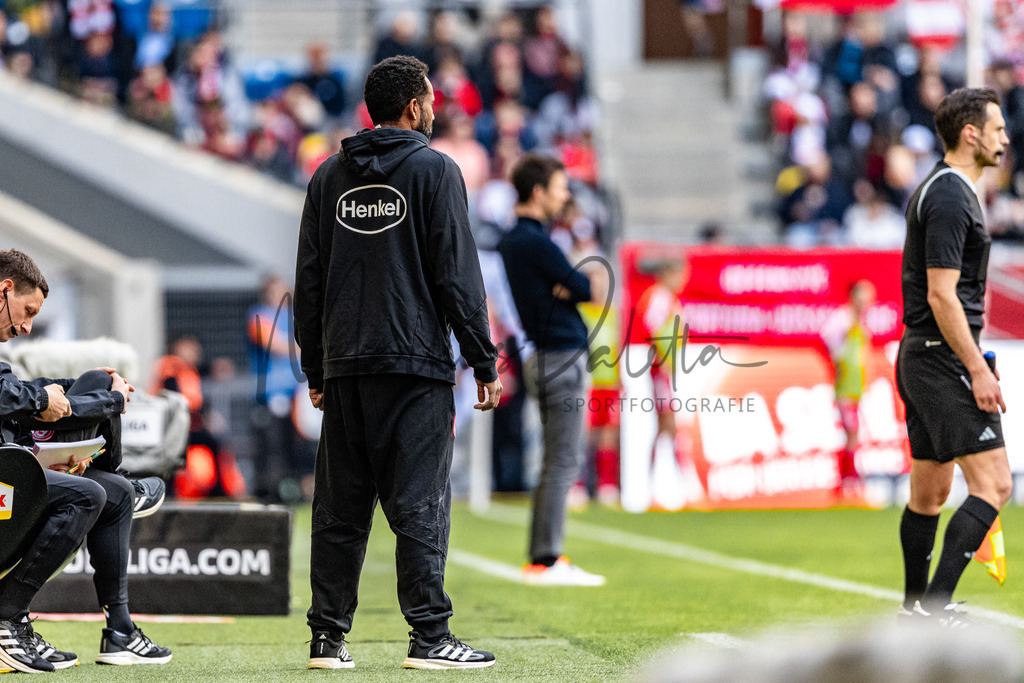 Fortuna Düsseldorf vs. Karlsruher SC | Düsseldorf, 30.04.2023: 2. Bundesliga, 30. Spieltag, Fortuna Düsseldorf gegen Karlsruher SC in der Merkur Arena in Düsseldorf. Foto: sportfotografie.ms | Markus Paletta - Realisiert mit Pictrs.com