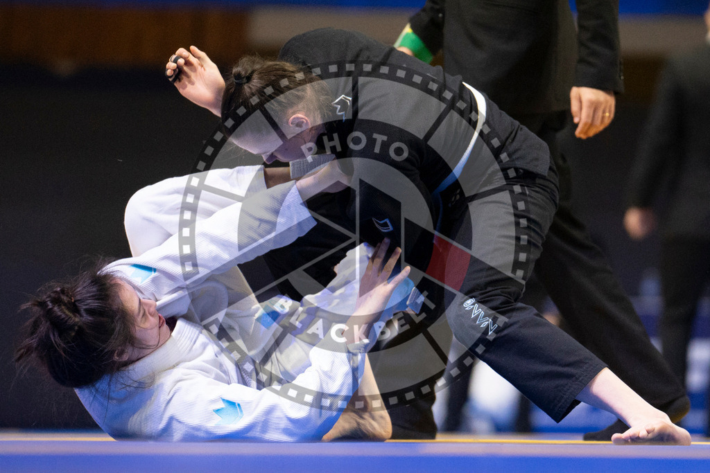 20240119PBB1471 | Fighters compete during the IBJJF European Championship in Paris, France, on January 19, 2024.