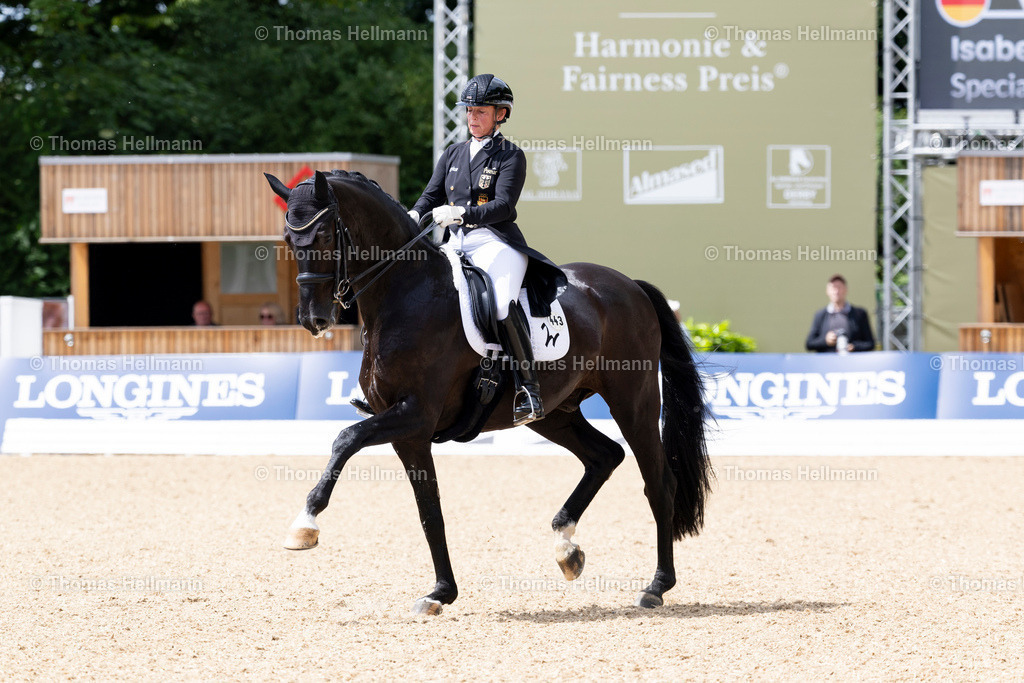 TH_443-Special Blend 3-Werth_ Isabell_29779 | Al Shiraàa Deutsches Spring- und Dressur-Derby 2025 am 29.05.25 in Hamburg, Thomas Hellmann, 443Special Blend 3Werth, Isabell