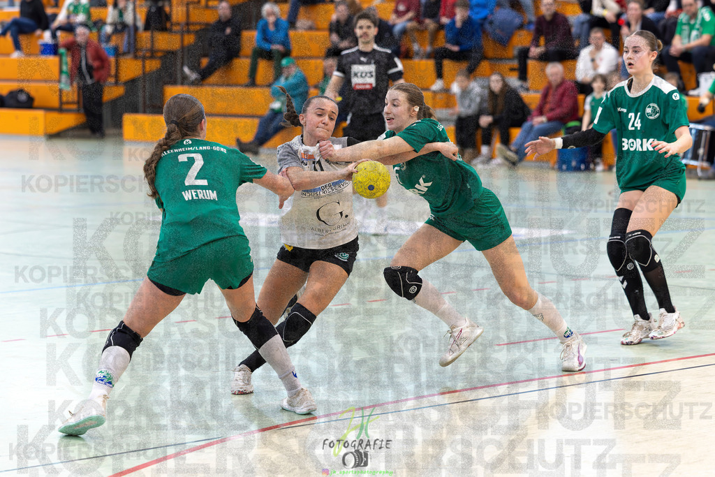 Jugendbundesliga wJA, Pokalrunde, HSG Kleenheim/Langgöns - Frisch Auf Göppingen | Jugendbundesliga wJA, Pokalrunde, HSG Kleenheim/Langgöns - Frisch Auf Göppingen am 28.02.2026 in Oberkleen (Weidig-Halle)Photo © 2026 - Jörg Heinrich - Realisiert mit Pictrs.com
