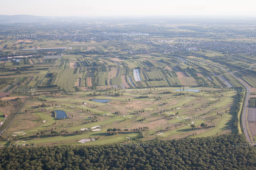 Luftbild: Golfclub Urloffen im Ortsteil Urloffen in Appenweier im Bundesland Baden-Württemberg in Deutschland. Foto: IMG_59255.jpg vom 15.08.2013 durch Werner Riehm/FLY-FOTO.de