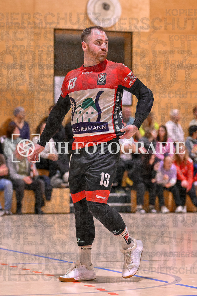 GER, SG Maulburg/Steinen - SG Allensbach/Dettingen, Handball, Landesliga Suedbaden, 2. Spieltag, Saison 2024/2025, 28.09.2024 | Andre Leuchtmann (SG Maulburg/Steinen, #13)GER, SG Maulburg/Steinen - SG Allensbach/Dettingen, Handball, Landesliga Suedbaden, 2. Spieltag, Saison 2024/2025, 28.09.2024Foto: TH Fotografie/Thomas Hess