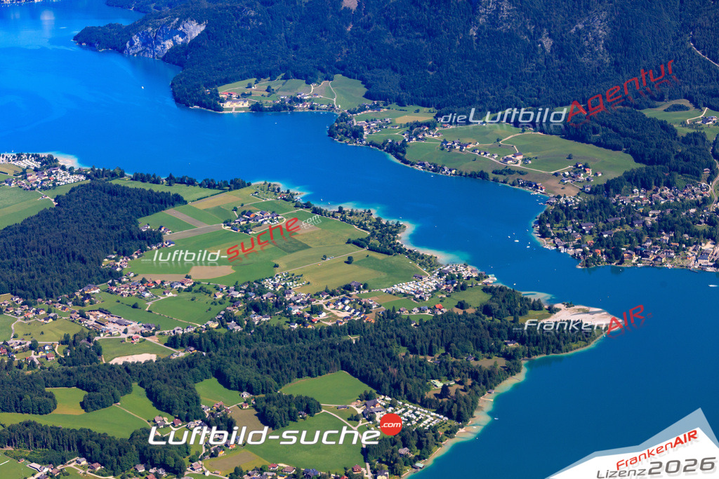 Die Luftaufnahme Reith_wolfgangsee -  wurde 2017 mittels Flugzeug (keine Drohne) erstellt. Perfekte Schärfe und Druck- Auflösung- Garantiert!
