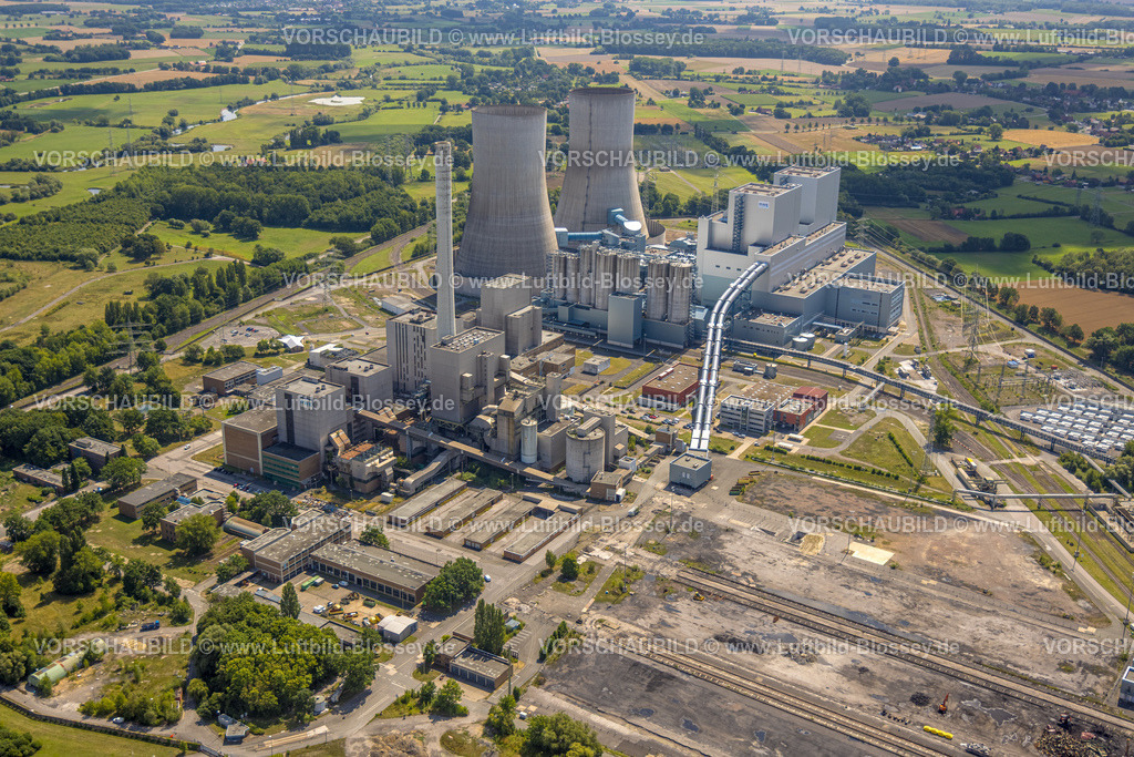Hamm250702413Uentrop | Luftbild, RWE Kraftwerk Westfalen, Uentrop, Hamm, Ruhrgebiet, Nordrhein-Westfalen, Deutschland