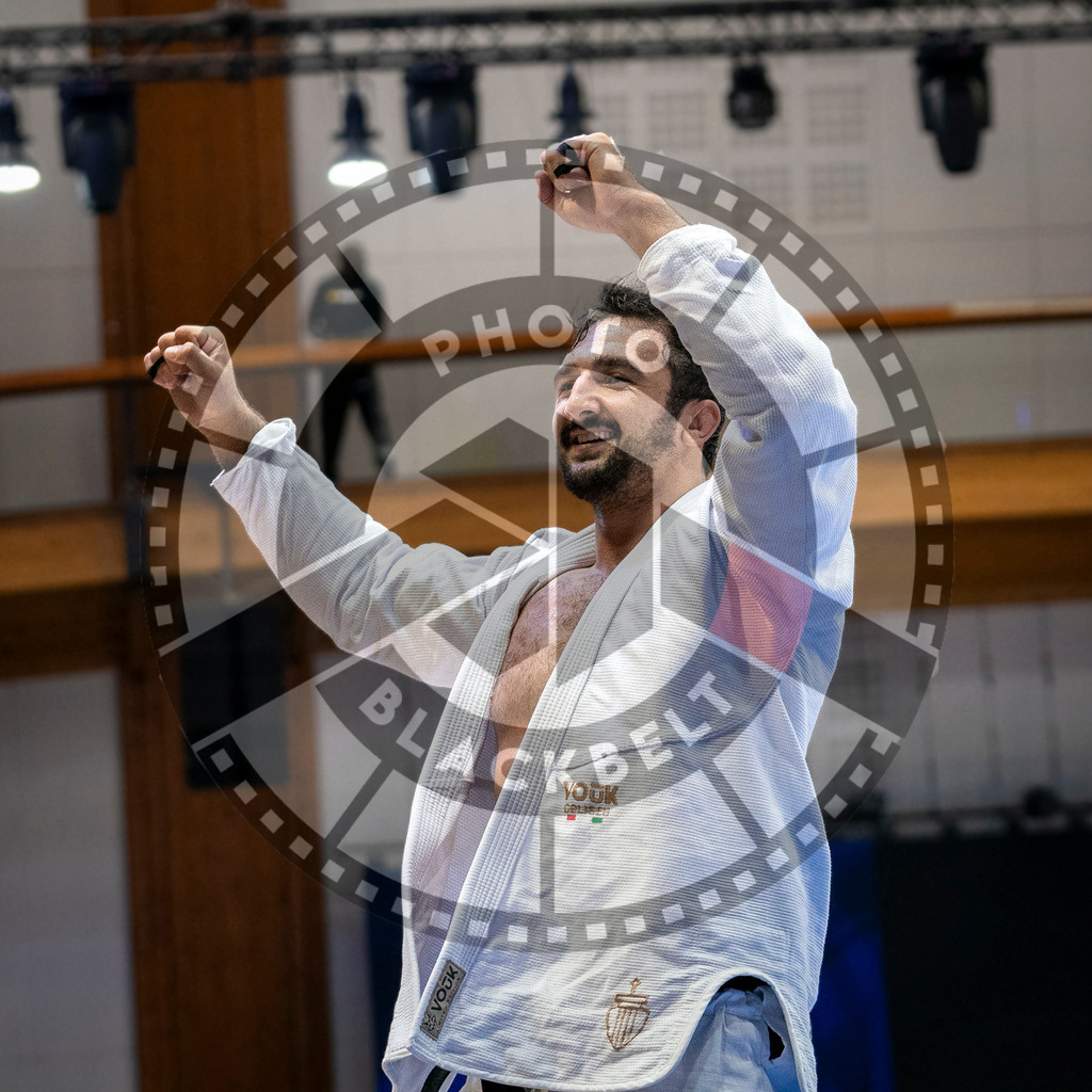 20240126PBB0441 | Fighters compete during the Brazilian Jiu-Jitsu European Championship of the IBJJF in Paris, France, on January 26, 2024.