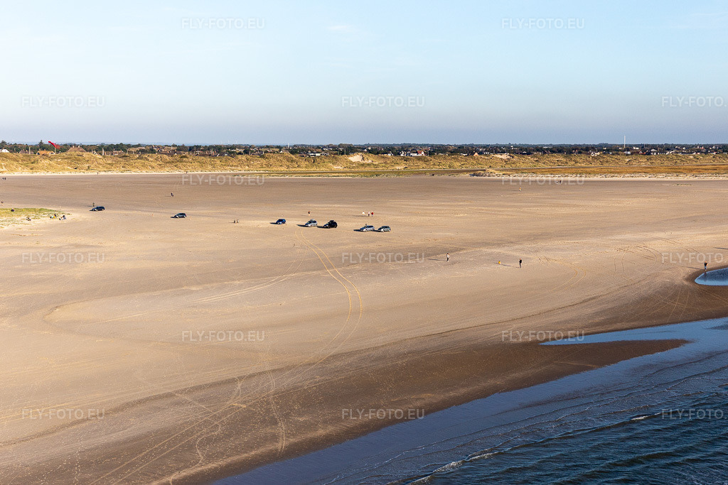 Vue aérienne: Plage de Fanoe Bad à Fanø dans le département Syddanmark, Danemark. Photo: IMG_118775.jpg prise le 21/09/2019 par Werner Riehm/FLY-FOTO.eu – Résolution de l'original: 5306 x 3537 px