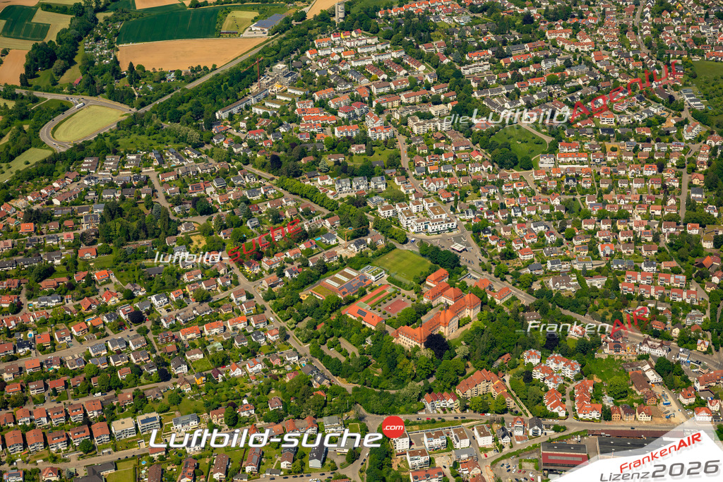 Das Luftbild zeigt  Backnang - Die Luftaufnahme wurde 2023 vom UL-Flugzeug aus erstellt ( keine Drohne ) - Hochauflösende Luftaufnahme - Für grossformatige Ausdrucke geeignet. Die Geschenkidee !Mit Lizenz und Bildrechte bestellbar