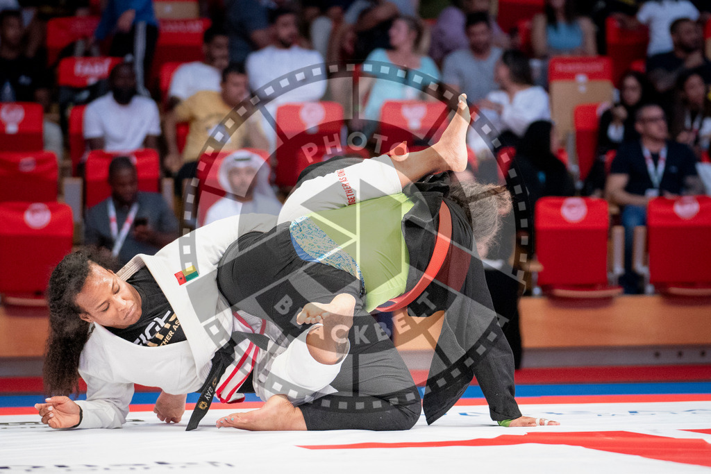 20231107PBB6635 | Fighters compete during the AJP World Master Championship in the Mubadala Arena in Abu Dhabi, Arab United Emirates, on November 7, 2023.