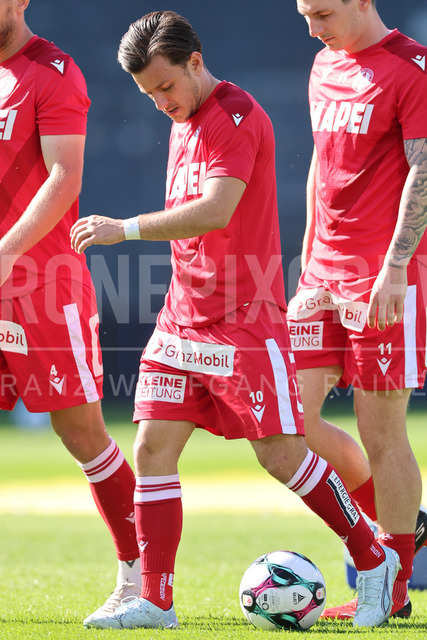 Grazer AK 1902 vs WSG Tirol – Austrian Bundesliga | Graz, Austria, 02.MAY.26 - SOCCER - ADMIRAL Bundesliga, Qualification Group, Grazer AK 1902 vs WSG Tirol. The image shows Christian Lichtenberger (GAK) during warm up.