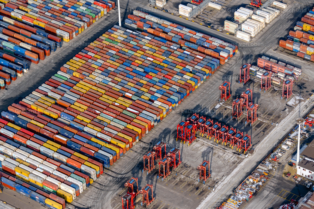 4044633 | farbige Container , Container Terminals, Hafen, Freie und Hansestadt Hamburg