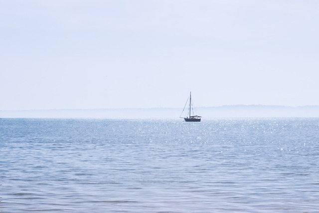 Wandbild: Segelstille auf der Ostsee – Eckernförde