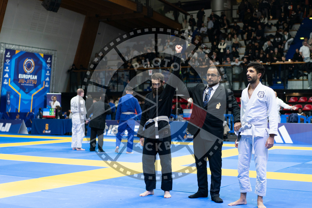 20240119PBB3176 | Fighters compete during the IBJJF European Championship in Paris, France, on January 19, 2024.