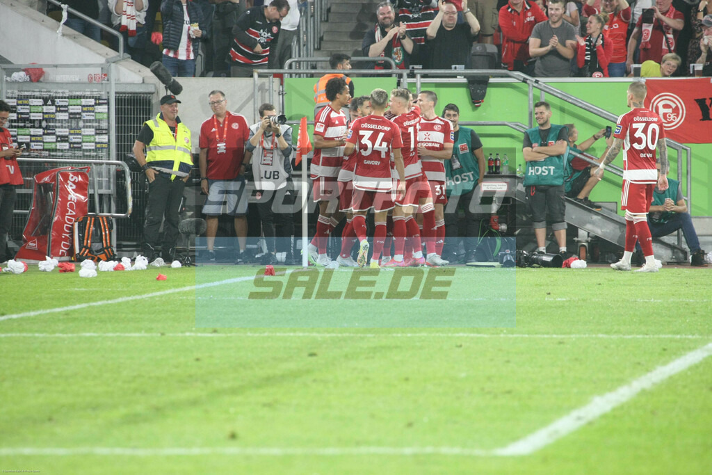 Fortuna Düsseldorf - Hertha BSC | Torjubel Fortuna - © Sportfoto-Sale (MK) - Realisiert mit Pictrs.com