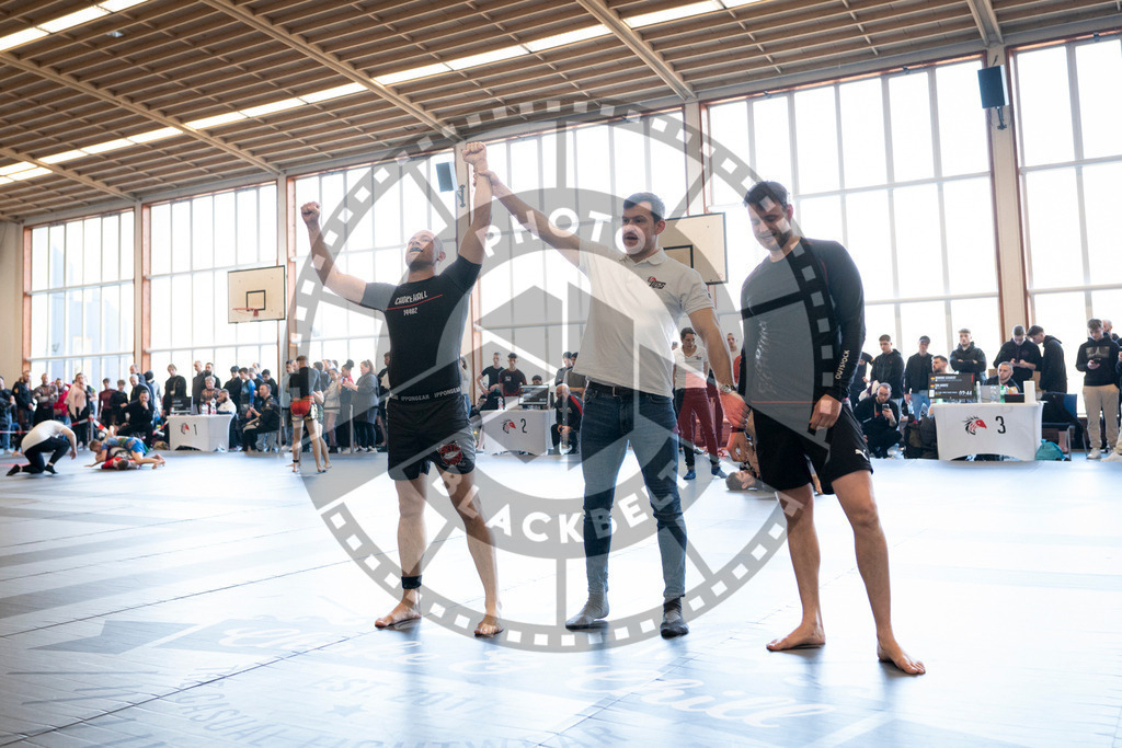 20240309PBB5214 | Fighters compete during the International Luta Livre (ILLCS) Spring Championship in Hannover, Germany, on March 9, 2024.