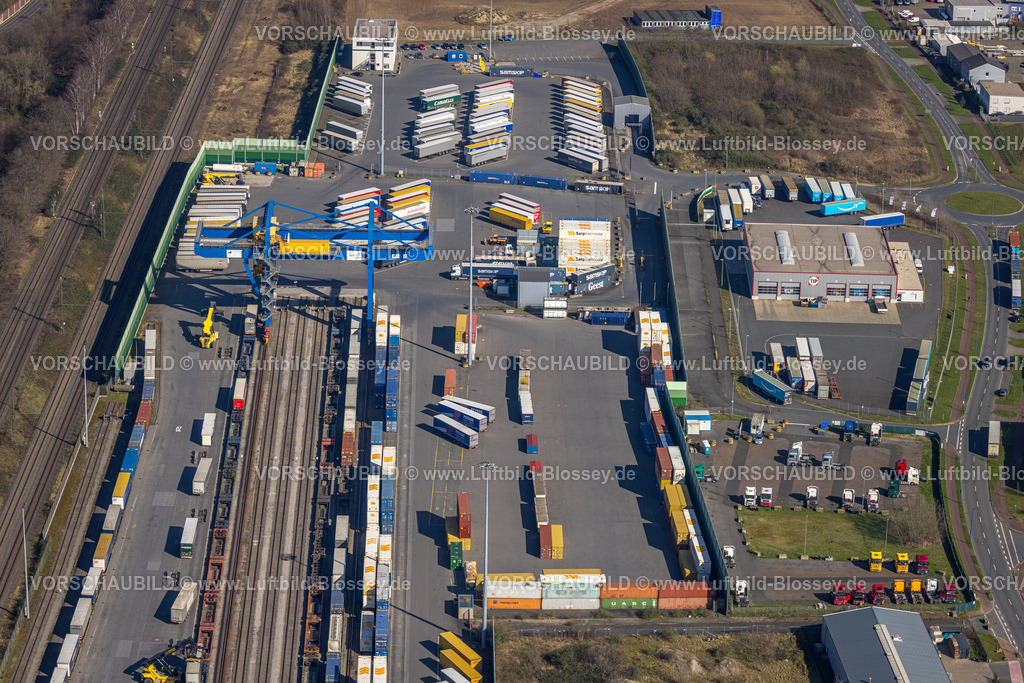 Duisburg240303286 | Luftbild, logport III, Dahlingstraße, Container Terminal, Friemersheim, Duisburg, Ruhrgebiet, Nordrhein-Westfalen, Deutschland, Duisburg-S