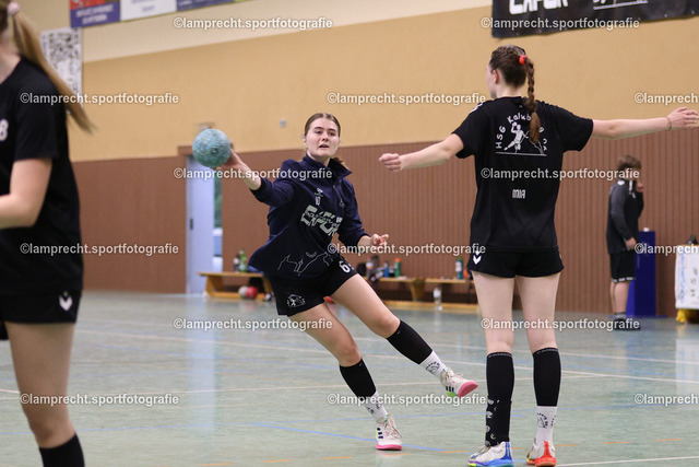 Handball I Juniorinnen I Saison 2026-2027 I Oberliga Schleswig-Holstein I 3. Spieltag I HSG Kalkberg 06 - TSV Bargteheide 012 | Mieke Thies (6, HSG Kalkberg 06) - Realisiert mit Pictrs.com