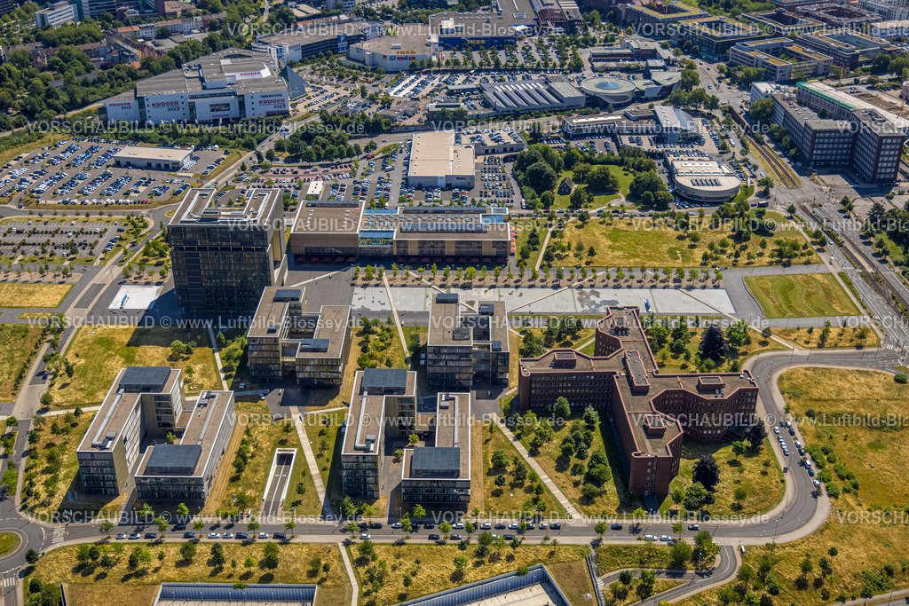 Essen230702946 | Luftbild, ThyssenKrupp Quartier FirmenCampus, Westviertel, Essen, Ruhrgebiet, Nordrhein-Westfalen, Deutschland