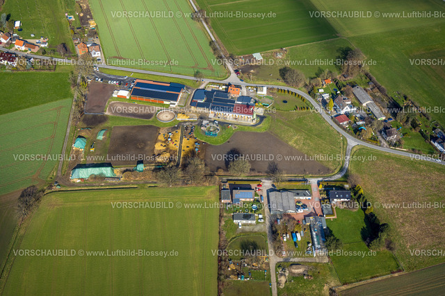 Froendenberg230213818 | Luftbild, Reiterhof Reitanlage Böhle, Solardach, Altendorf, Fröndenberg, Ruhrgebiet, Nordrhein-Westfalen, Deutschland