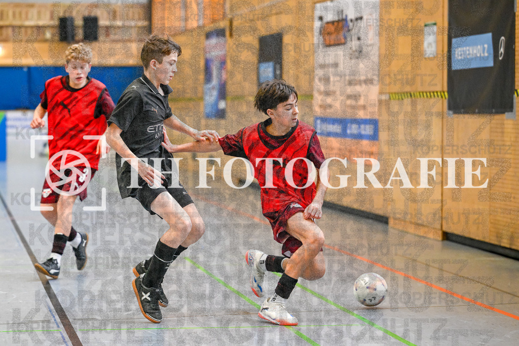 GER, RB Leipzig - Manchester City, Fussball, U14 Hallenturnier, PS-Immo-Cup 2026, 18.01.2026 | Leipzig, City