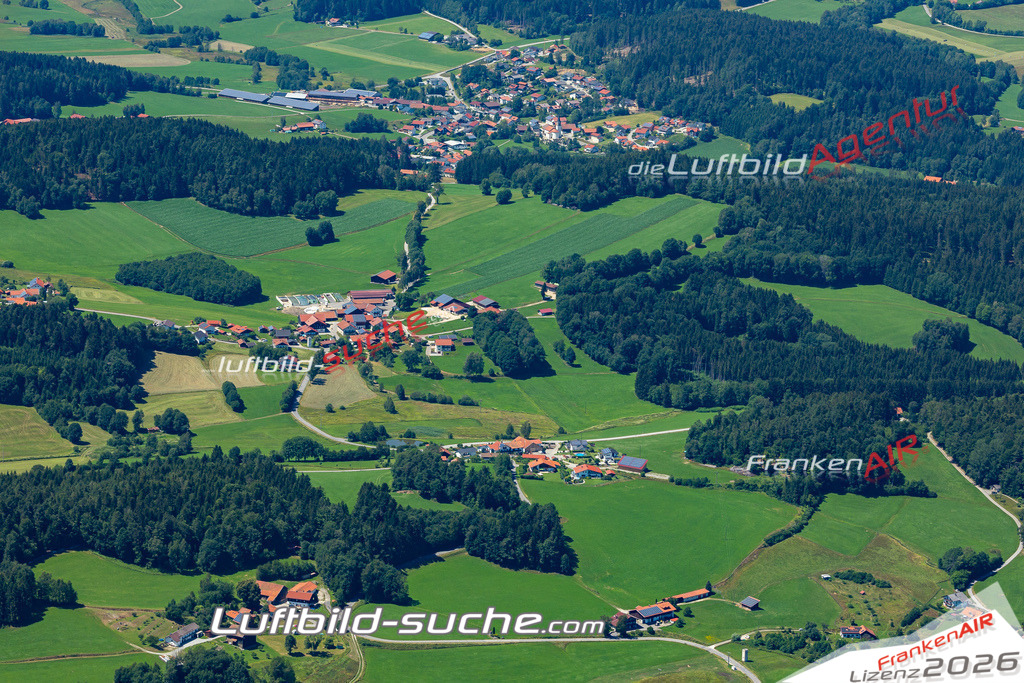 Aktuelles Luftbild von Tafertsried Gotteszell - Die Luftaufnahme wurde 2022 mittels UL-Flugzeug erstellt ( keine Drohne ) - hochauflösende Kamera-Systeme von  Canon -Beste Qualität - Für grossformatige Ausdrucke geeignet. Die Geschenkidee !