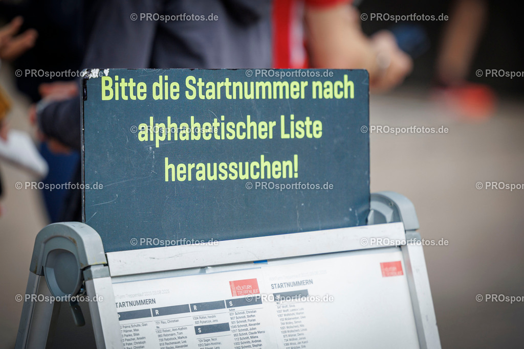 KölnTurm Treppenlauf; Köln, 03.08.2025 | Impressionen vom KölnTurm Treppenlauf am 03.08.2025 in Köln (Nordrhein-Westfalen). 