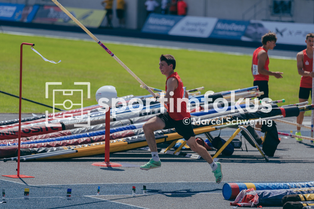 Deutsche Meisterschaften U20 / U16 2026 | Max Wolgast, LG Brillux Münster, 1506, Stabhochsprung, Deutsche Meisterschaften der U20 &amp; U16 2026, Lohrheidestadion Bochum-Wattenscheid, 12.07.2026. Foto: Marcel Schwering / sportimfokus - Realisiert mit Pictrs.com