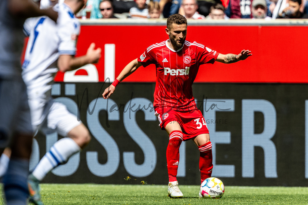 Fortuna Düsseldorf vs. Karlsruher SC | Düsseldorf, 30.04.2023: 2. Bundesliga, 30. Spieltag, Fortuna Düsseldorf gegen Karlsruher SC in der Merkur Arena in Düsseldorf. Foto: sportfotografie.ms | Markus Paletta - Realisiert mit Pictrs.com