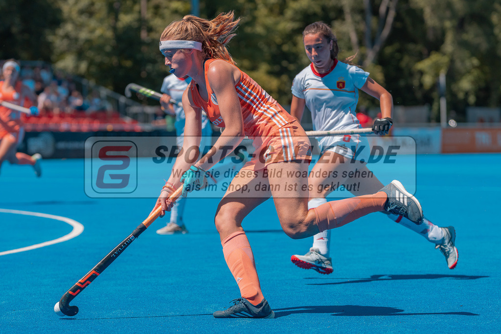 HK_20230711_101151 | Euro Hockey WU18 Spain vs Netherlands Championship Girls & Boys am 11.7.2023 CHTC , Krefeld ,