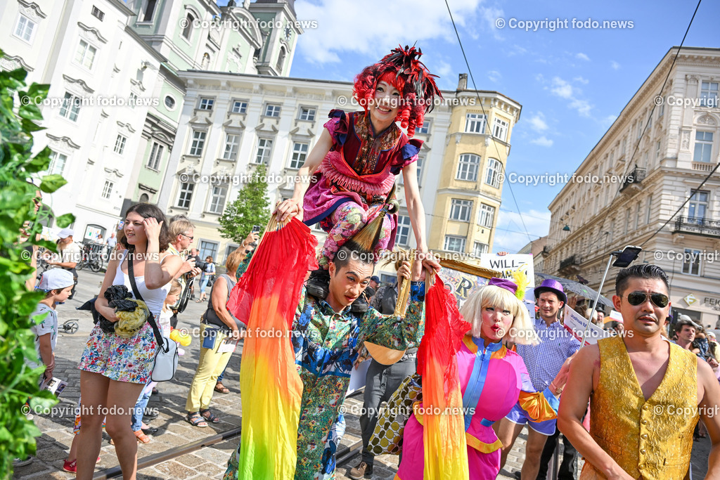 Pflasterspektakel_ 35. Linzer Pflasterspektakel 2023_ 19.07.2023-41 | 19.07.2023, Linz, AUT, 35. Linzer Pflasterspektakel 2023, im Bild diverse Kuenstler