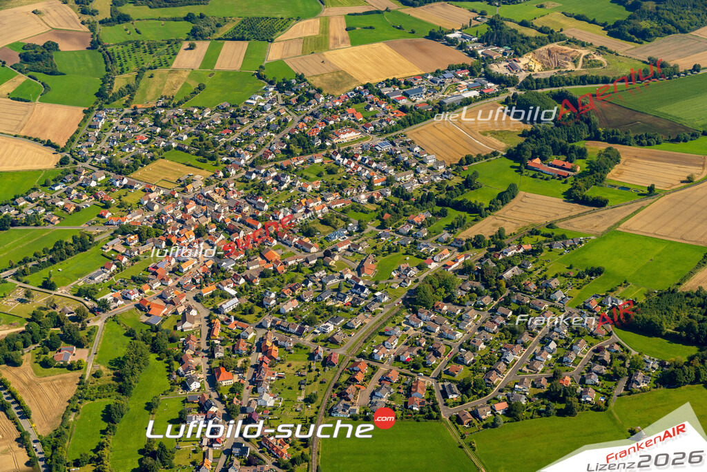 Breitenbach Schauenburg Bild- Das Luftbild wurde 2025 vom UL-Flugzeug heraus erstellt ( keine Drohne bzw. Drohnenaufnahme ) - Hochauflösende Luftaufnahme -Nicht vergleichbar mit Google Maps oder Satelittenbilder- Die Geschenkidee !Mit Lizenz und Bildrechte bestellbar - CC