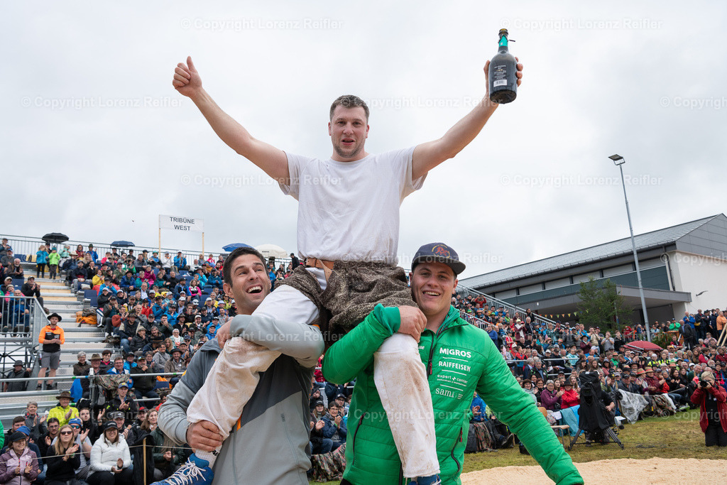 Schwingen -  Appenzeller Kantonal Schwingfest 2024 | Hundwil, 7.7.24, Schwingen - Appenzeller Kantonal Schwingfest.