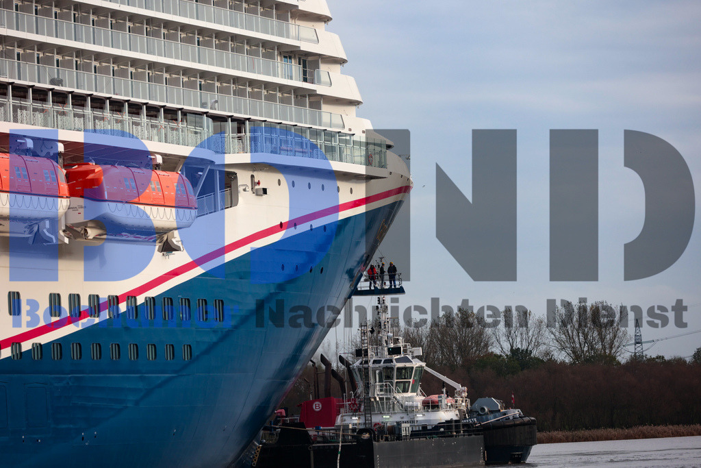  30.10.2023 - 
 | Sebastian Sendlak / Bochumer Nachrichtendienst (BOND) - Ueberfuehrung Carnival Jubilee - Meyer Werft Papenburg - Realisiert mit Pictrs.com