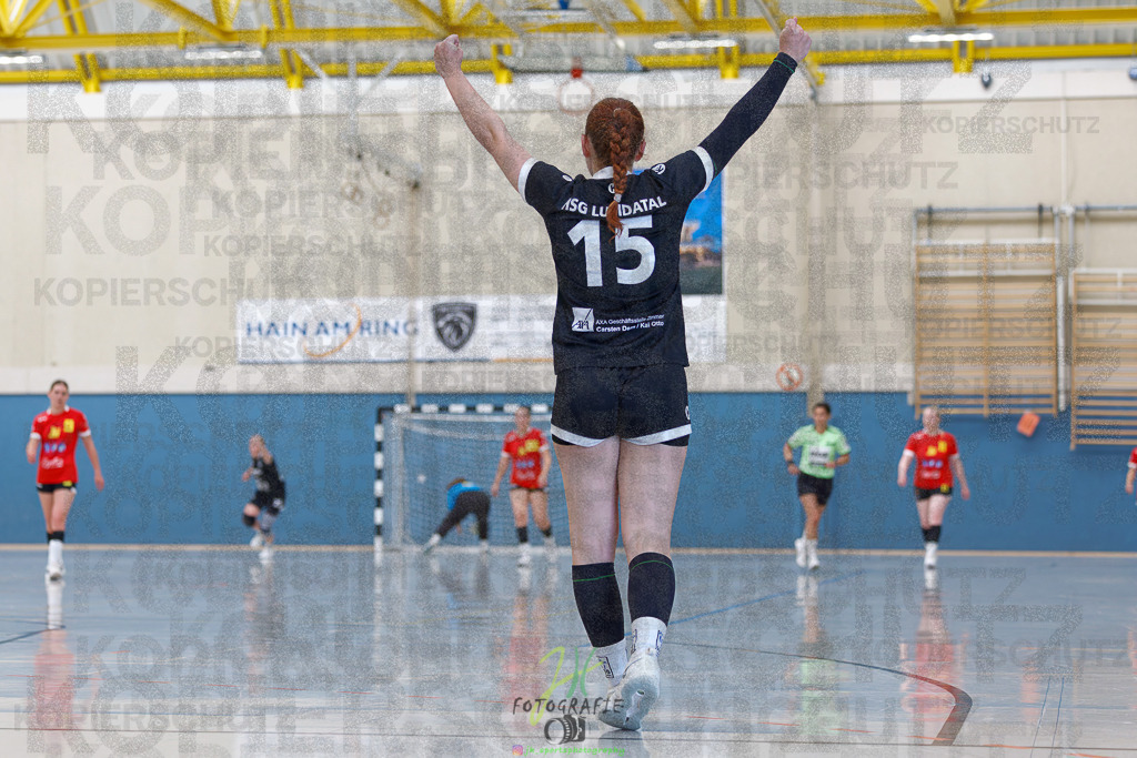 HSG Wettenberg - HSG Lumdatal | Wiederholungs-/Entscheidungsspiel um die Meisterschaft in der Frauen Oberliga Mitte und Aufstieg in die RegionalligaHSG Wettenberg - HSG Lumdatal am 11.05.2025 in Launsbach (Wettenberg) (Halle GS Launsbach (Wettenberg))Photo © 2025 - Jörg Heinrich - Realisiert mit Pictrs.com