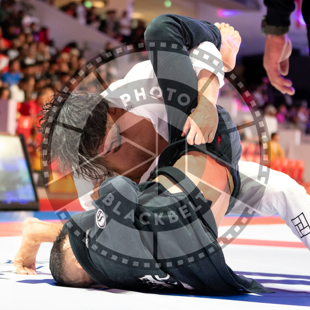 20231107PBB4960 | Fighters compete during the AJP World Master Championship in the Mubadala Arena in Abu Dhabi, Arab United Emirates, on November 7, 2023.